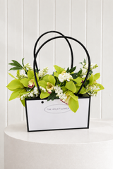 Green Springbloom, smoother petals, carry bag view