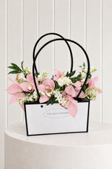 Pink Springbloom, smoother petals, carry bag view