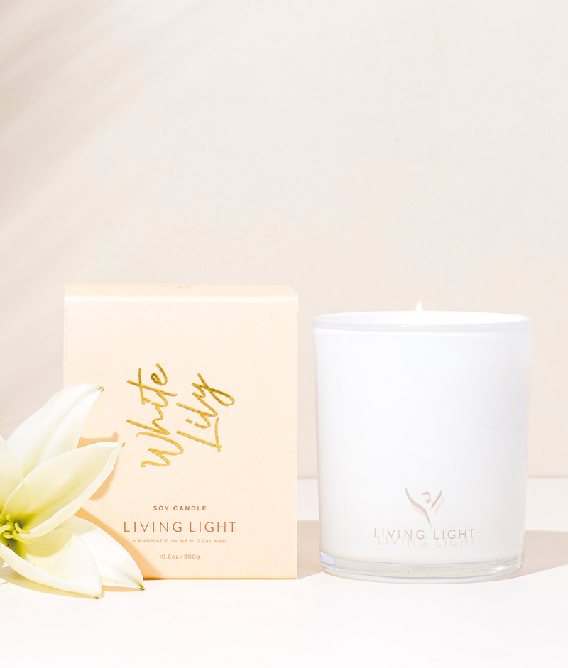 The "Living Light Scented Candle"